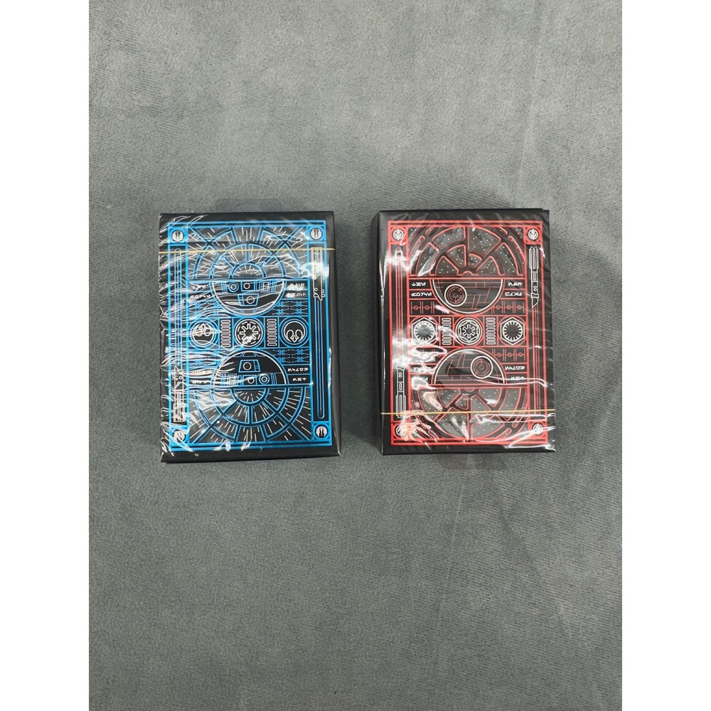 NEW Star Wars Theory11 Playing Cards Set Light Side Blue Dark Side Red 2 Decks